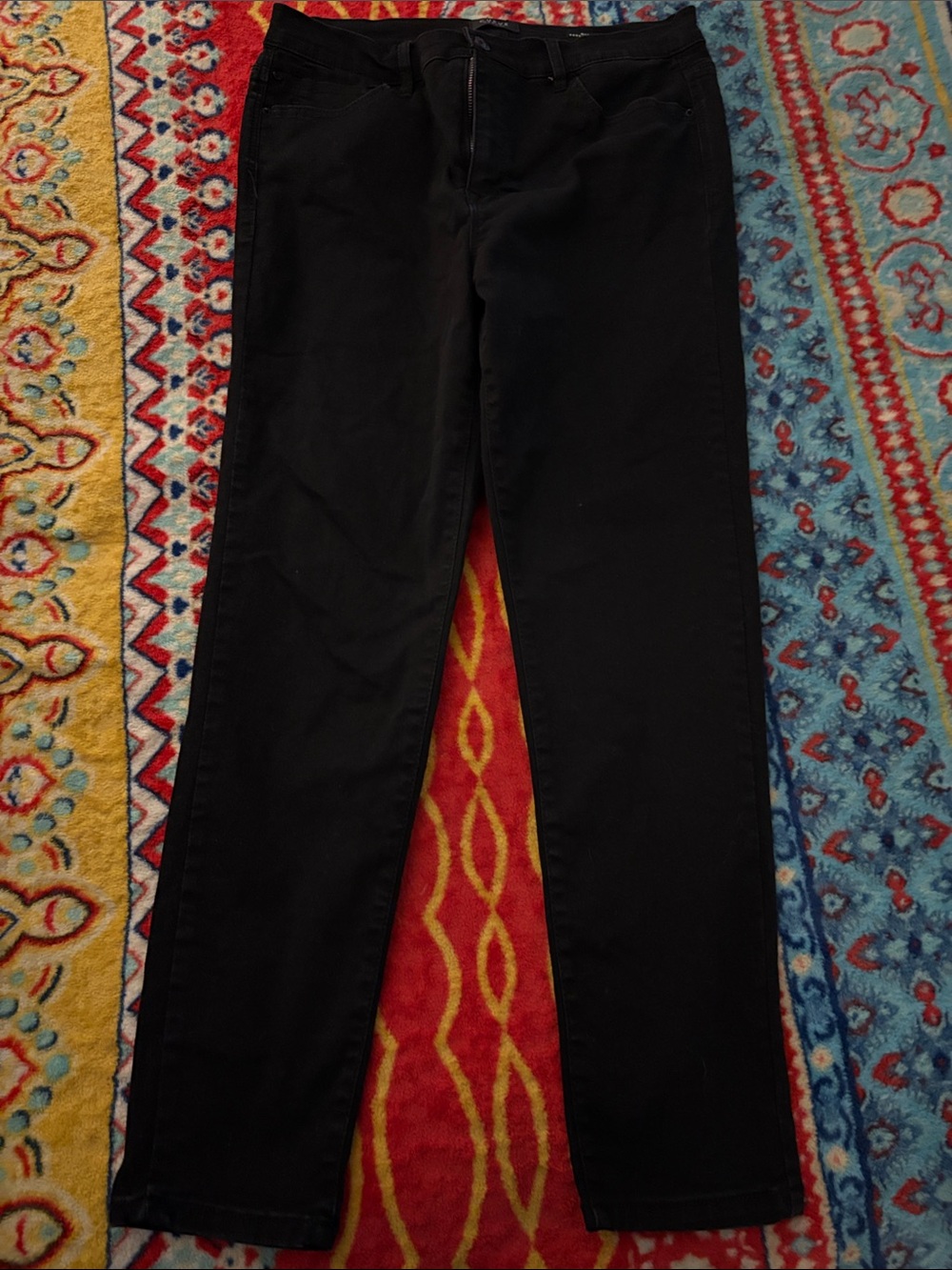 Black Women's Straight-Leg Pants